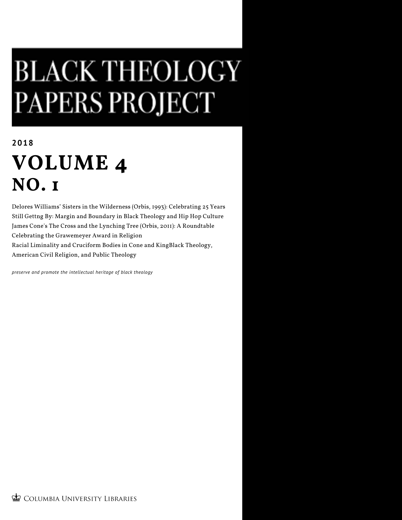 Black Theology Papers Vol. 4