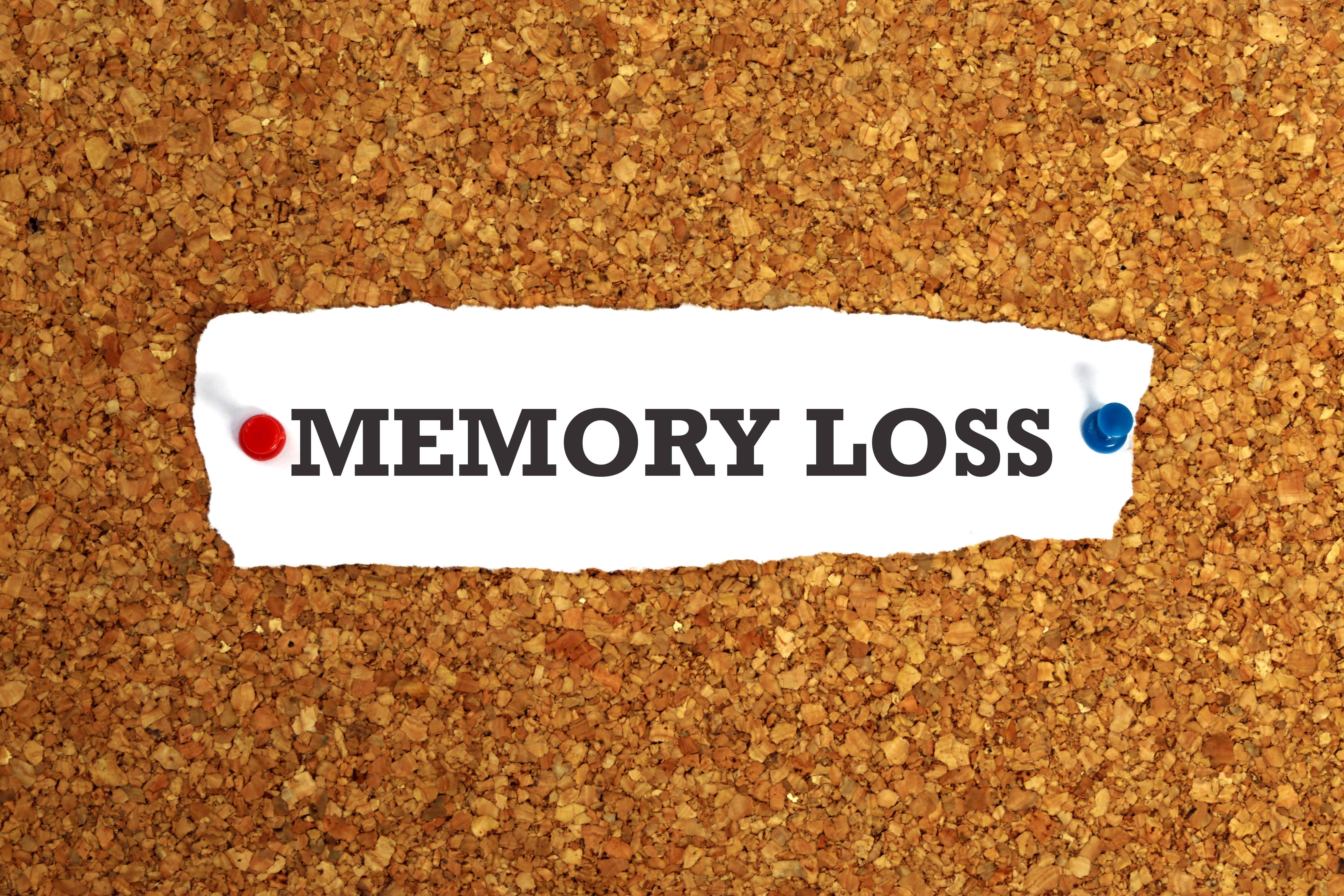 sign reads Memory Loss